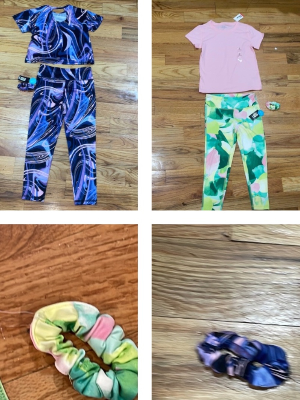 NEW Girls Ideology 7/8 Colorful Kids' Activewear Sets Summer Spring 6 Pieces
